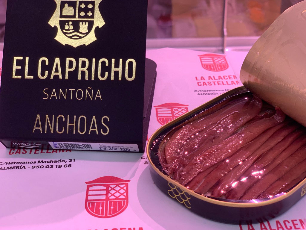 Cómo degustar las Anchoas del Cantábrico Santoña El Capricho - La Alacena  Castellana