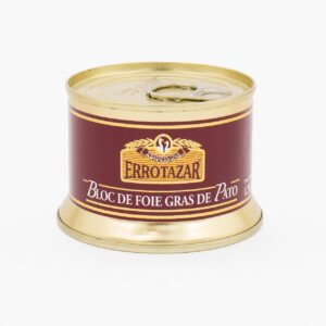 Bloc de foie gras de pato Errotazar 130Gr