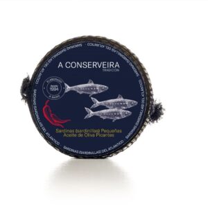SARDINAS PEQUEÑAS EN ACEITE DE OLIVA PICANTES. A CONSERVEIRA