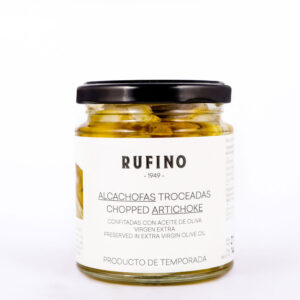 Alcachofas troceadas confitadas Rufino 1949